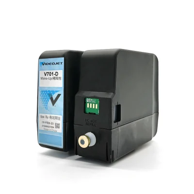  Solução de maquiagem/tinta/limpeza compatível da Videojet V701/V705/V706 para uso em máquina de codificação Videojet;  Consumíveis para impressoras jato de tinta